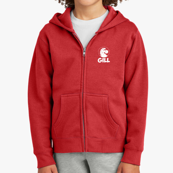 Youth V.I.T. Fleece Full Zip Hoodie Thumbnail